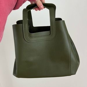 olive green handbag
